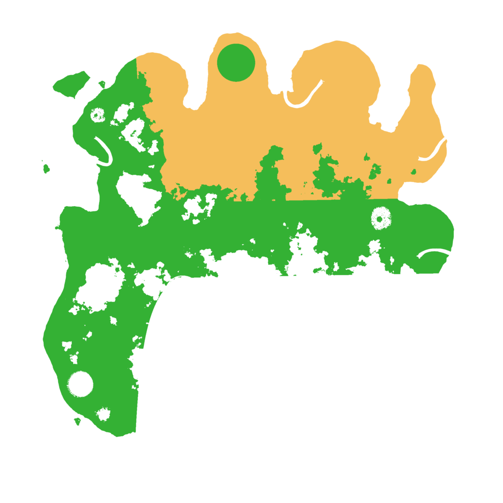 Biome Rust Map: Procedural Map, Size: 3500, Seed: 141109317