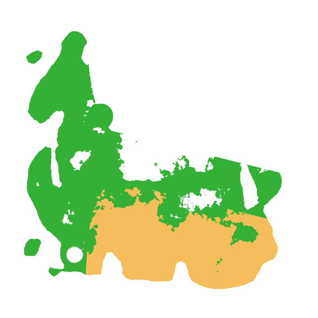 Biome Rust Map: Barren, Size: 3500, Seed: 176985942