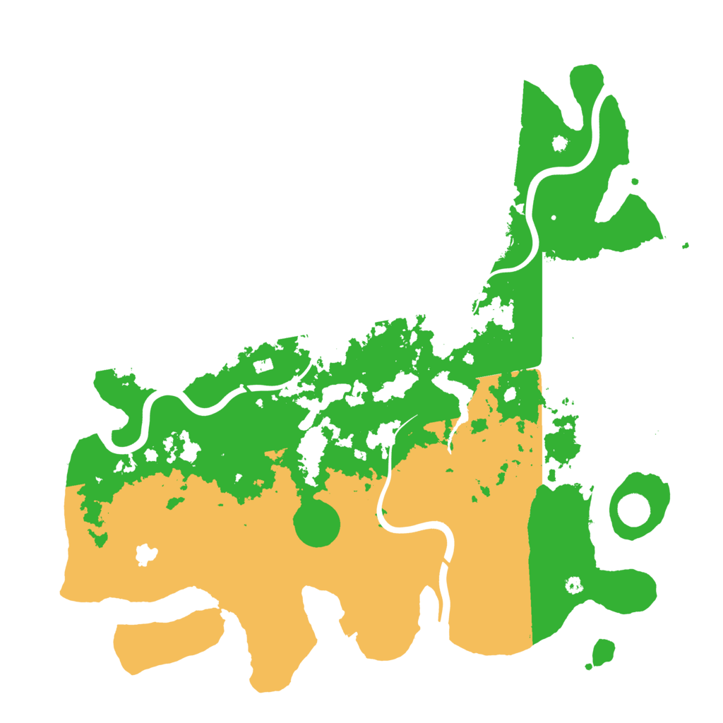 Biome Rust Map: Procedural Map, Size: 4200, Seed: 869