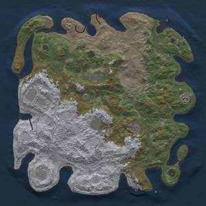 Thumbnail Rust Map: Procedural Map, Size: 4500, Seed: 6000, 17 Monuments