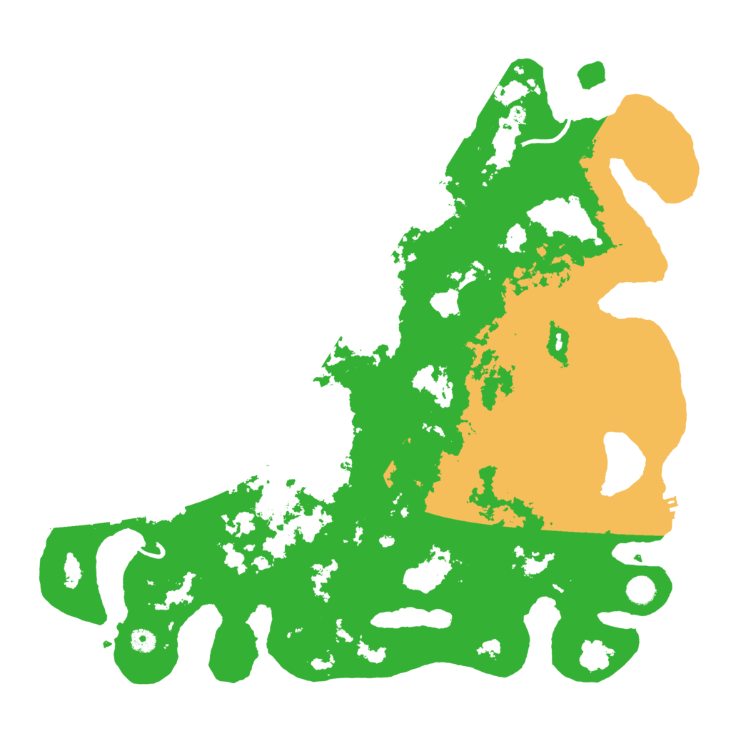 Biome Rust Map: Procedural Map, Size: 4500, Seed: 384052742