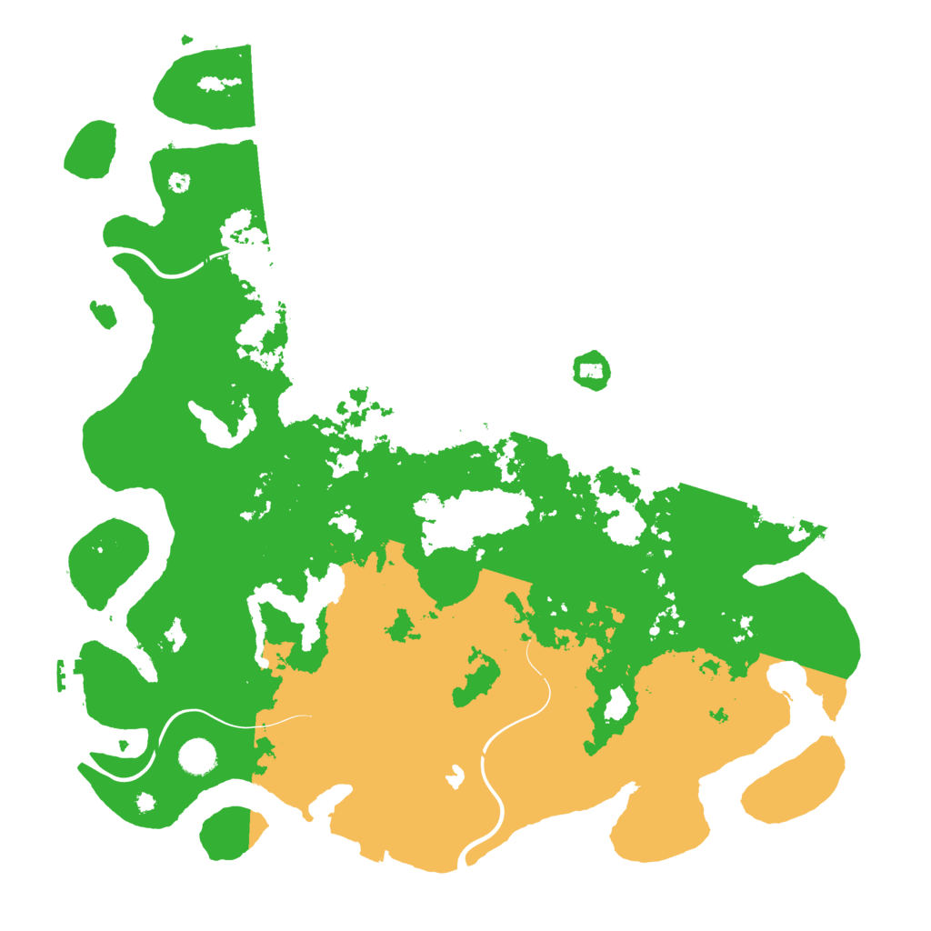 Biome Rust Map: Procedural Map, Size: 4425, Seed: 13825