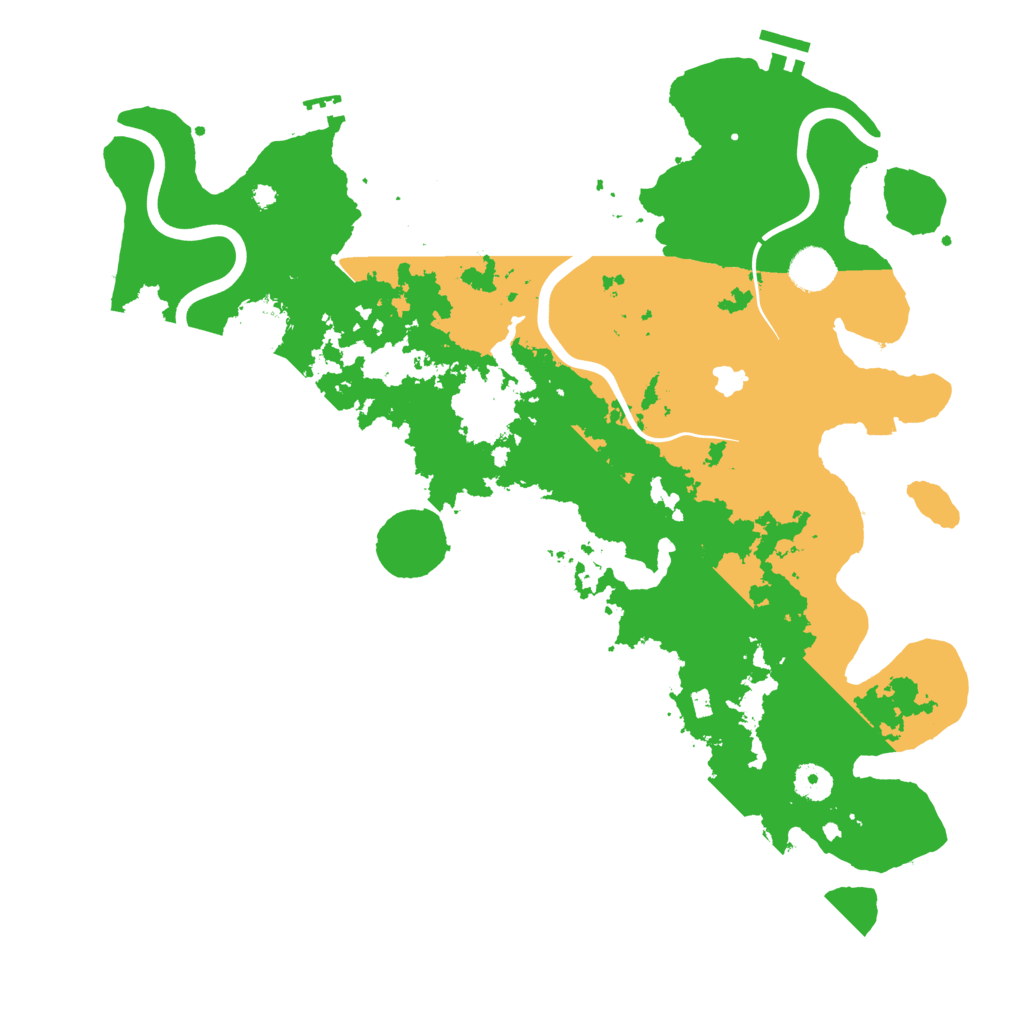 Biome Rust Map: Procedural Map, Size: 4069, Seed: 25222