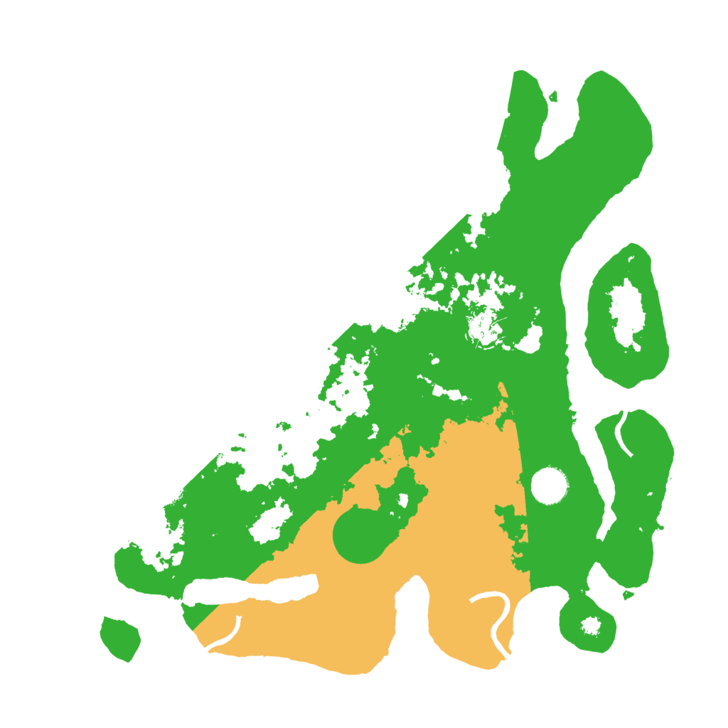 Biome Rust Map: Procedural Map, Size: 3500, Seed: 1637196666