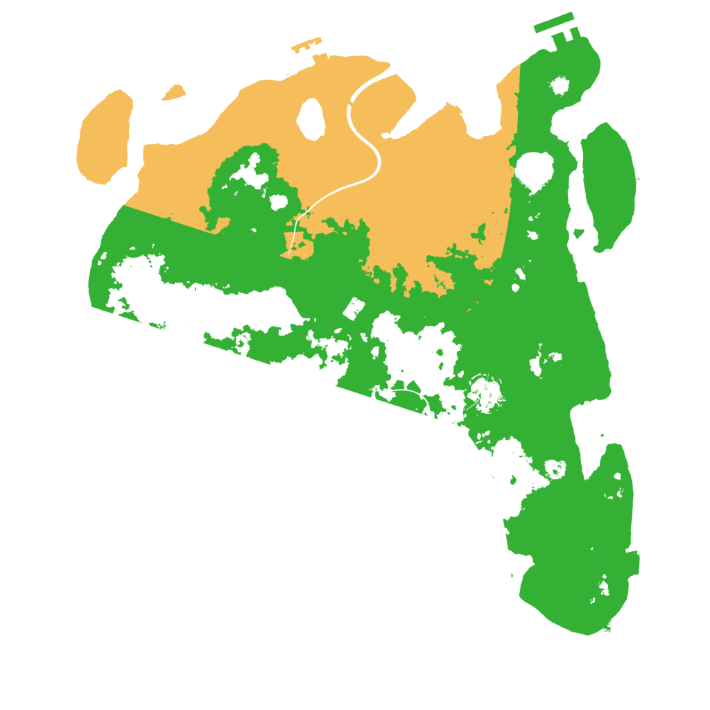 Biome Rust Map: Procedural Map, Size: 3500, Seed: 1924802630