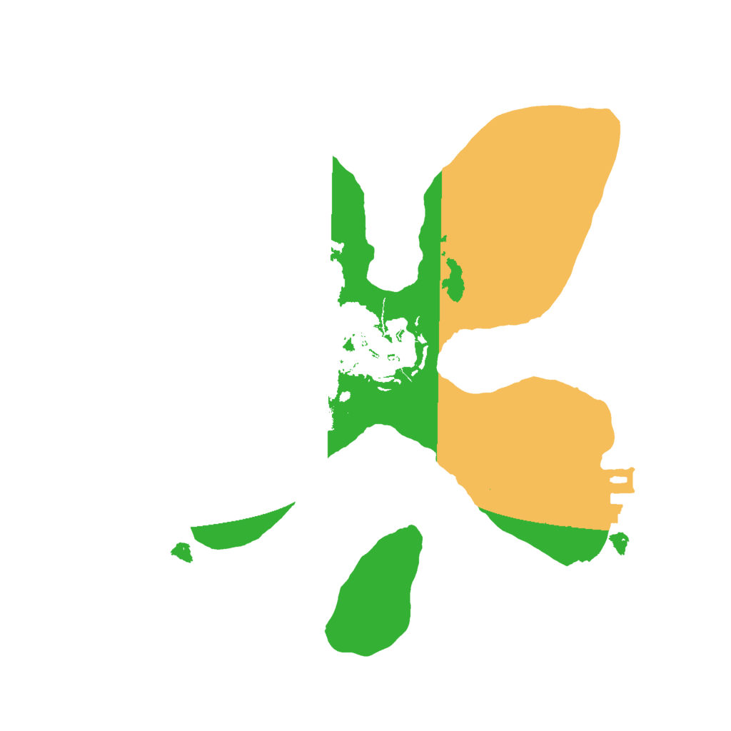 Biome Rust Map: Procedural Map, Size: 1750, Seed: 1406186427