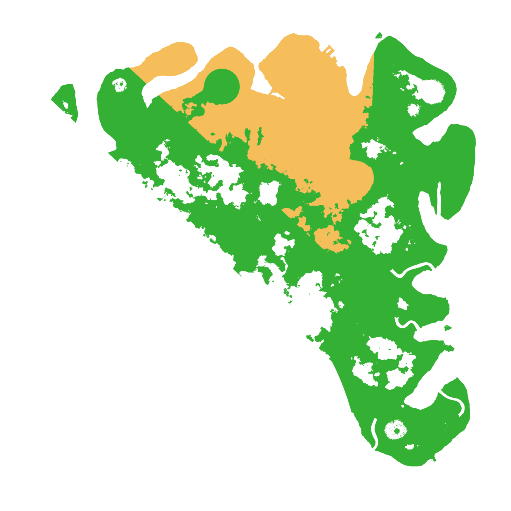 Biome Rust Map: Procedural Map, Size: 3800, Seed: 42394