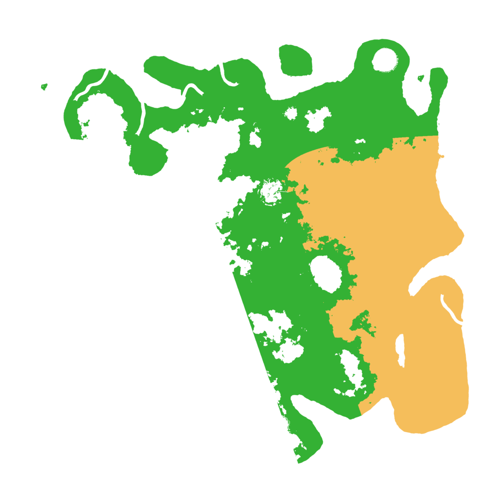 Biome Rust Map: Procedural Map, Size: 3700, Seed: 398627715