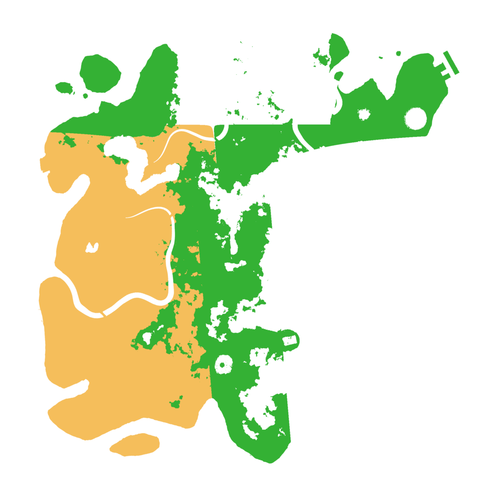 Biome Rust Map: Procedural Map, Size: 4000, Seed: 55580742