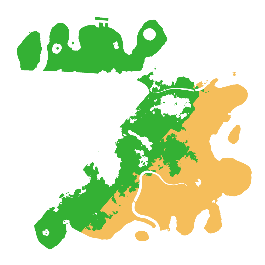 Biome Rust Map: Procedural Map, Size: 4000, Seed: 1167196668