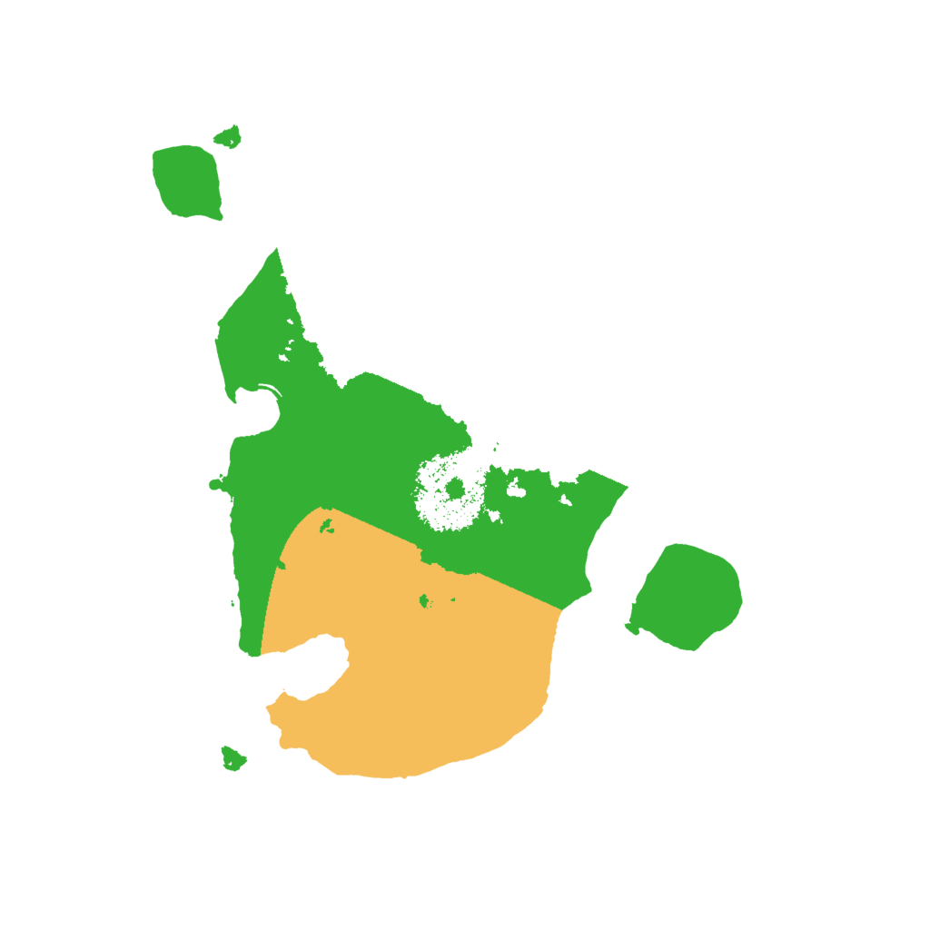 Biome Rust Map: Procedural Map, Size: 1850, Seed: 2147483641