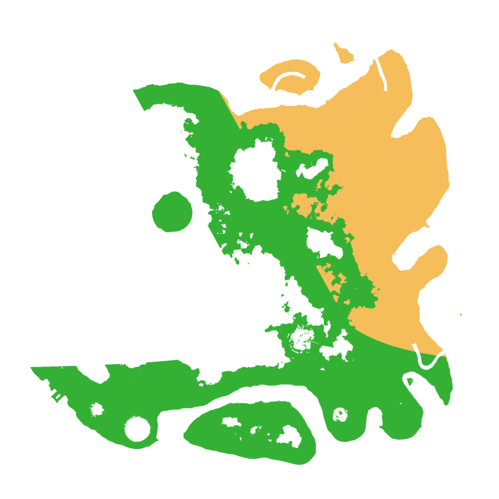 Biome Rust Map: Procedural Map, Size: 3501, Seed: 747552120