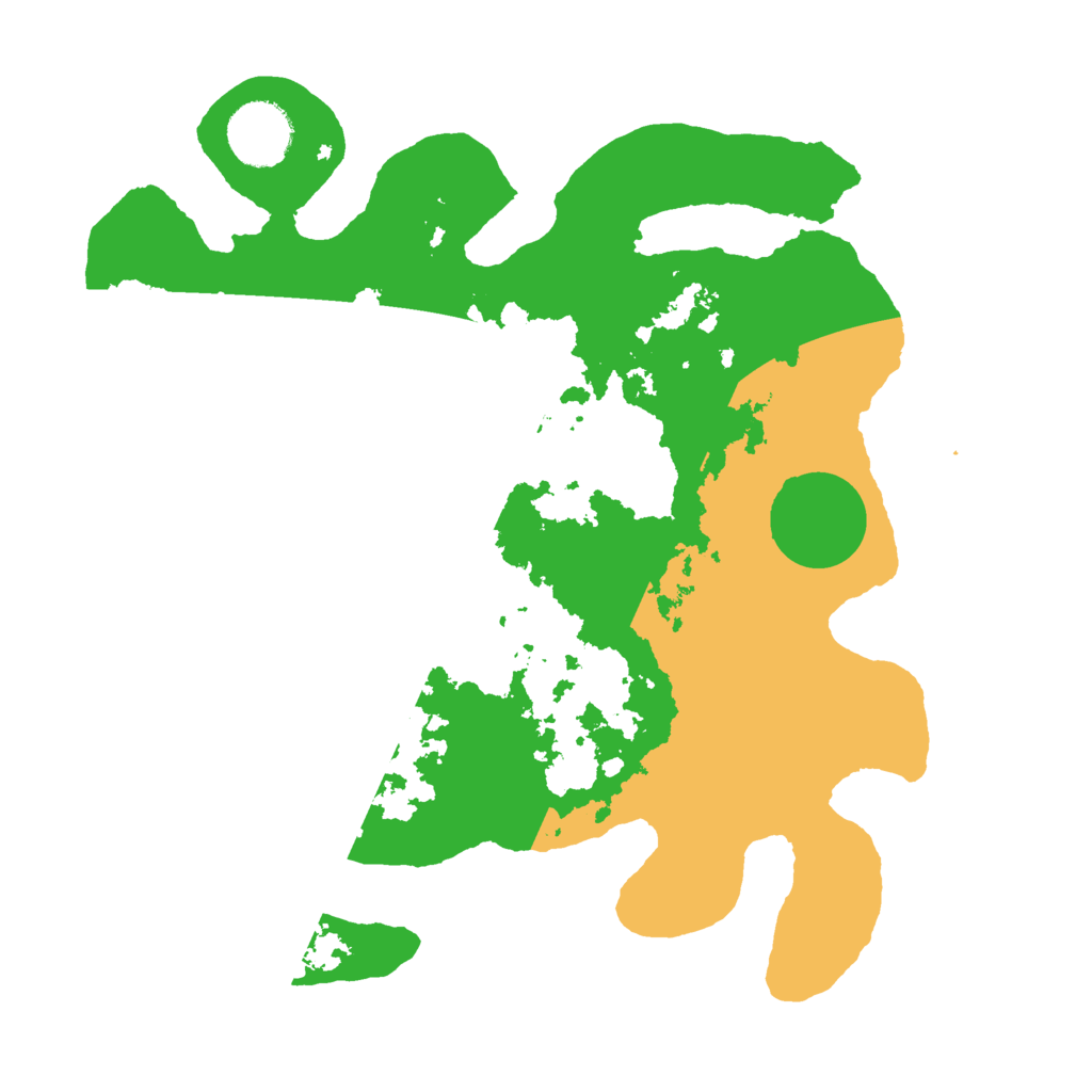 Biome Rust Map: Barren, Size: 3000, Seed: 324344345