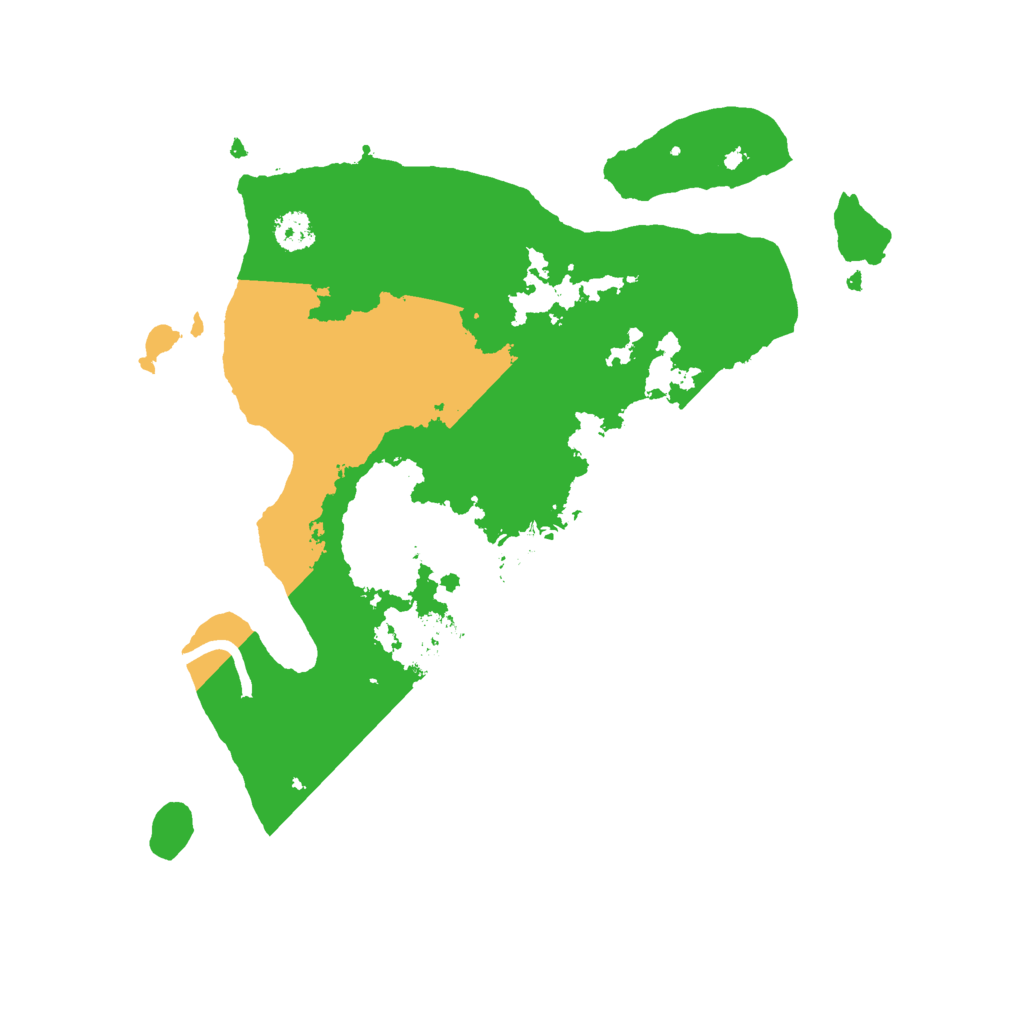 Biome Rust Map: Procedural Map, Size: 2700, Seed: 64479