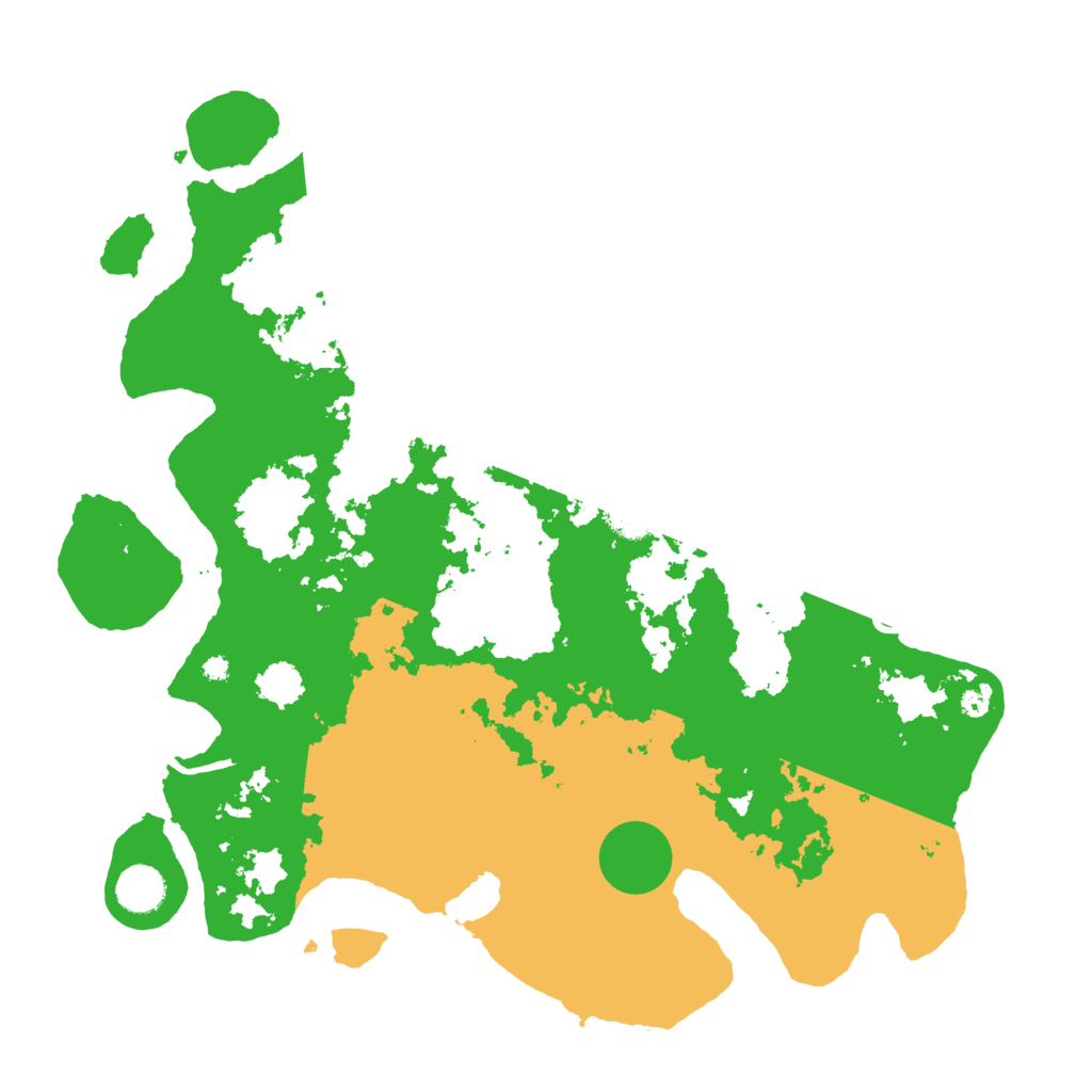 Biome Rust Map: Procedural Map, Size: 3950, Seed: 115639898