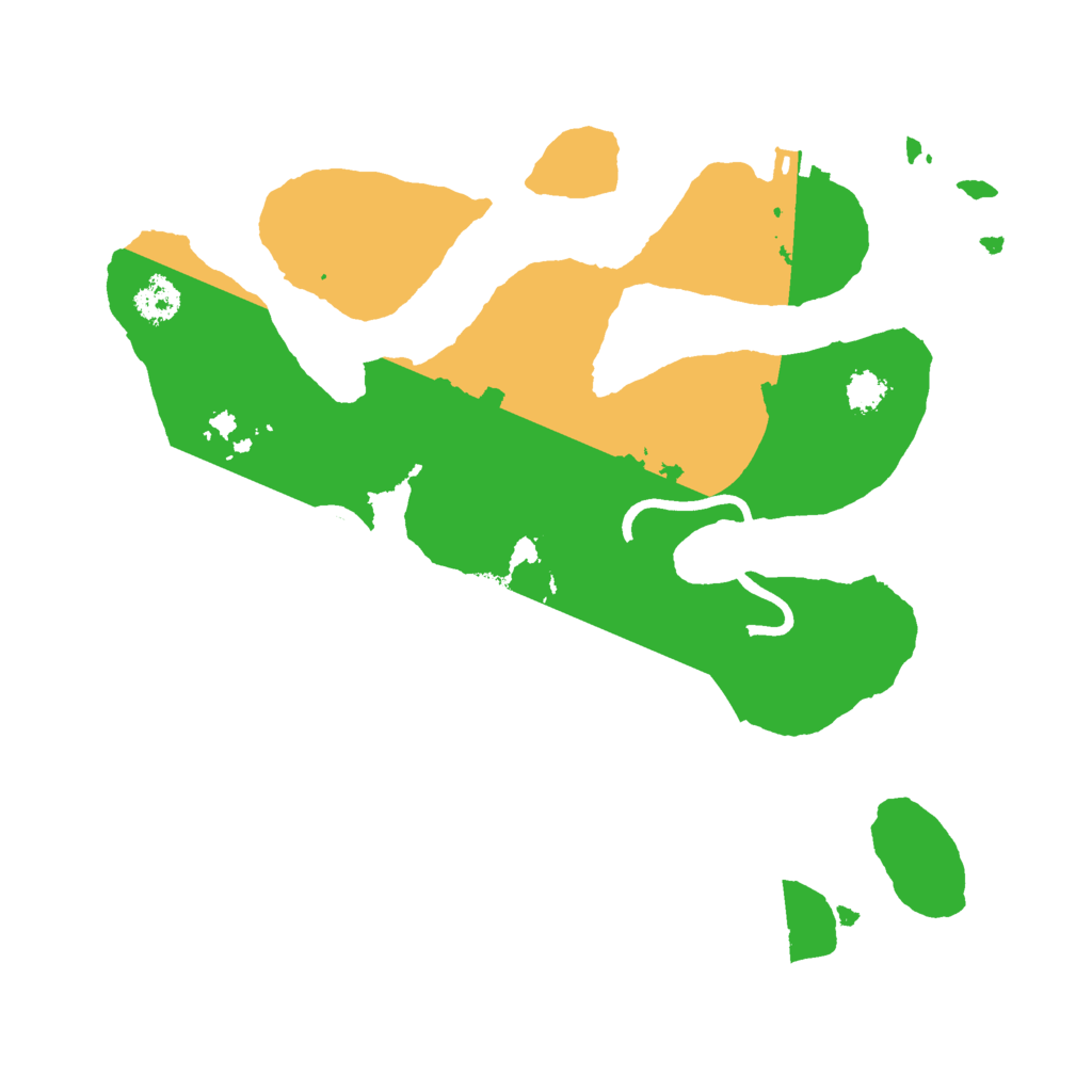 Biome Rust Map: Procedural Map, Size: 2500, Seed: 252