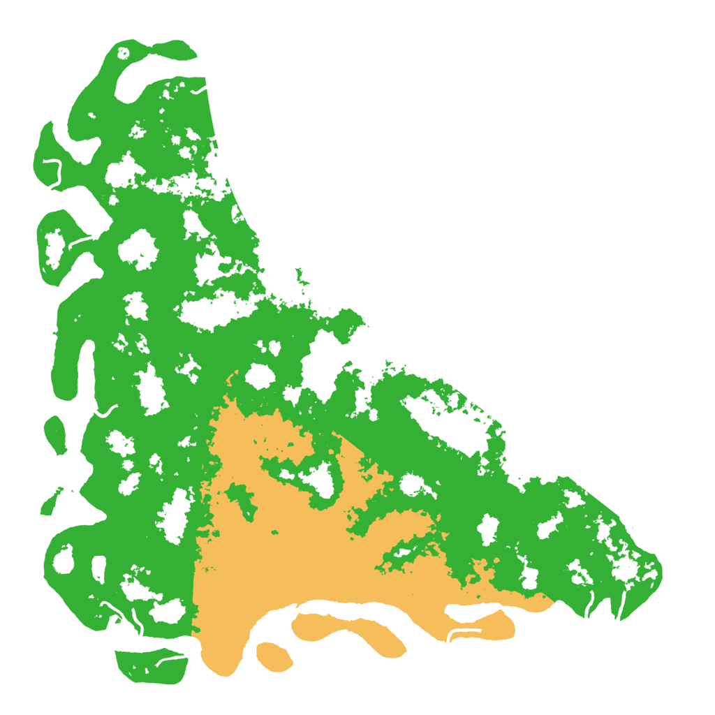 Biome Rust Map: Procedural Map, Size: 6000, Seed: 627834906