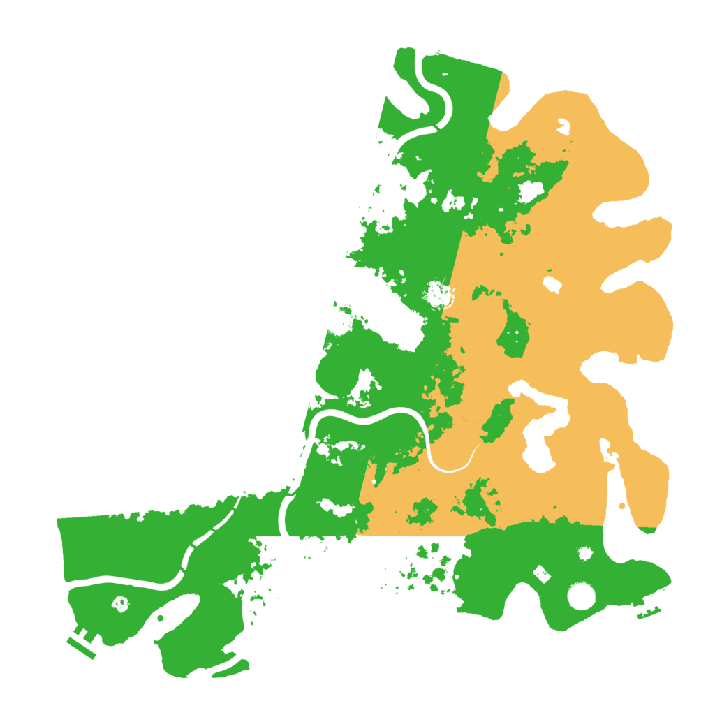 Biome Rust Map: Procedural Map, Size: 4500, Seed: 2044618789