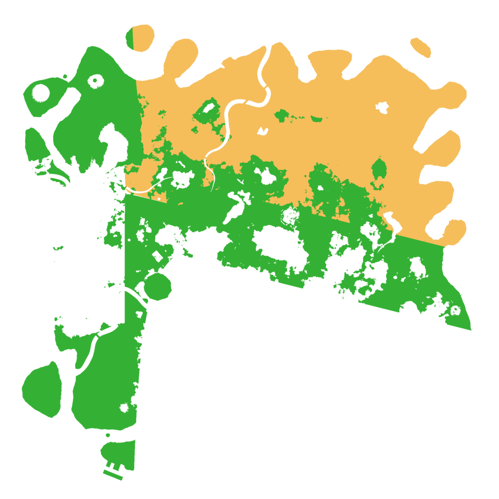 Biome Rust Map: Procedural Map, Size: 5000, Seed: 3241112