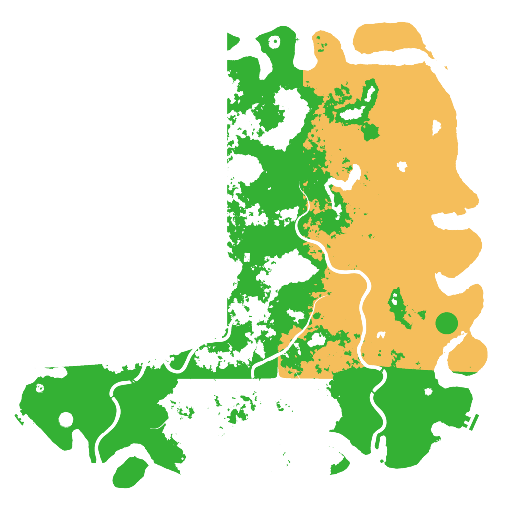 Biome Rust Map: Procedural Map, Size: 6000, Seed: 211220