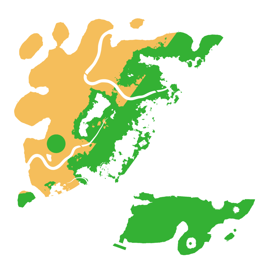 Biome Rust Map: Procedural Map, Size: 3850, Seed: 1052204303