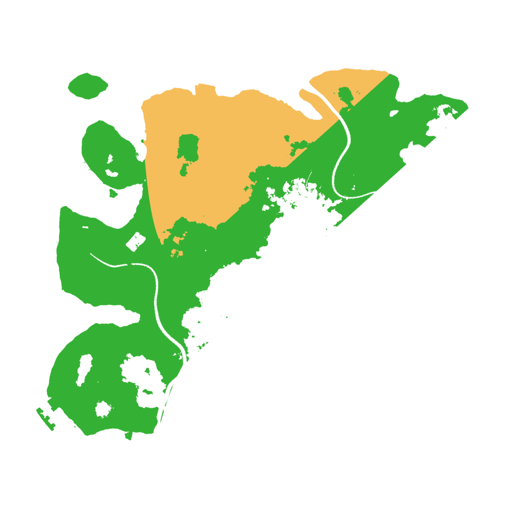 Biome Rust Map: Procedural Map, Size: 3000, Seed: 1742561697