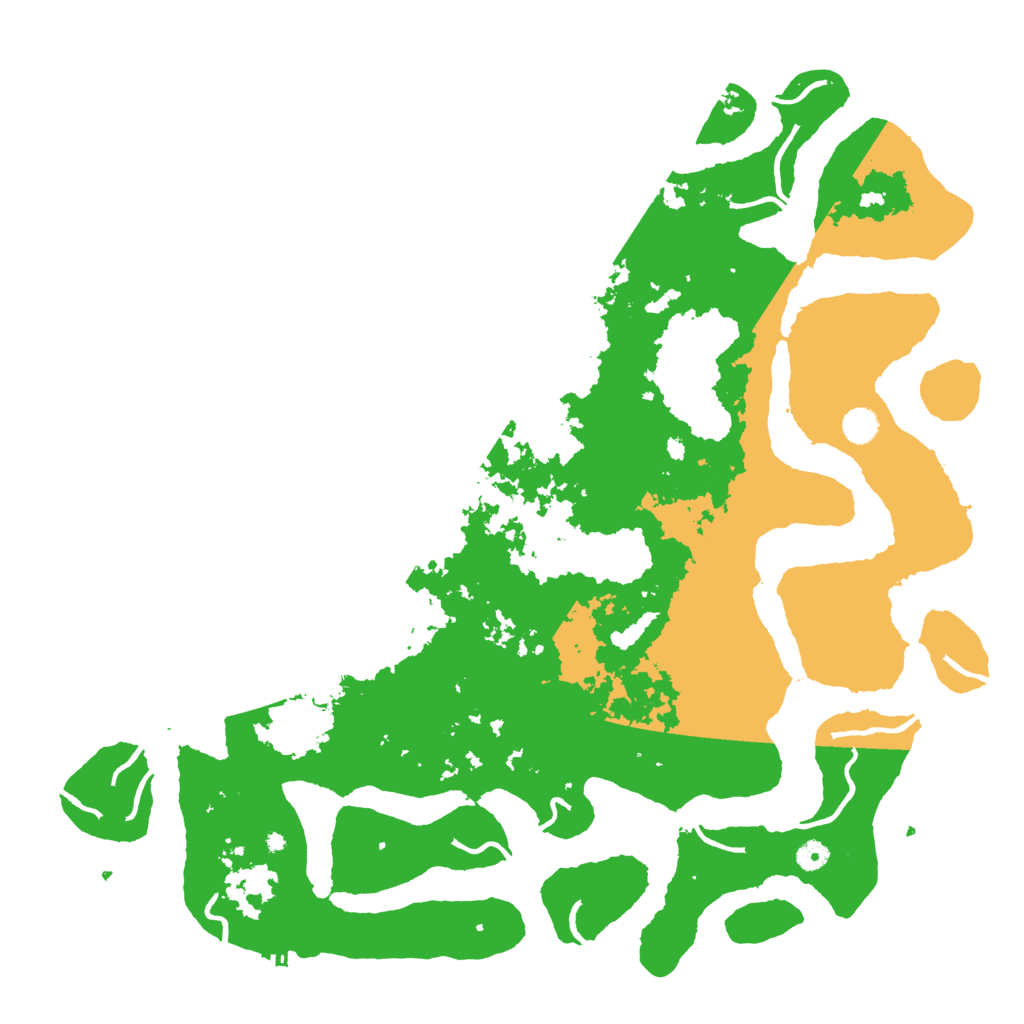 Biome Rust Map: Procedural Map, Size: 5000, Seed: 7029118