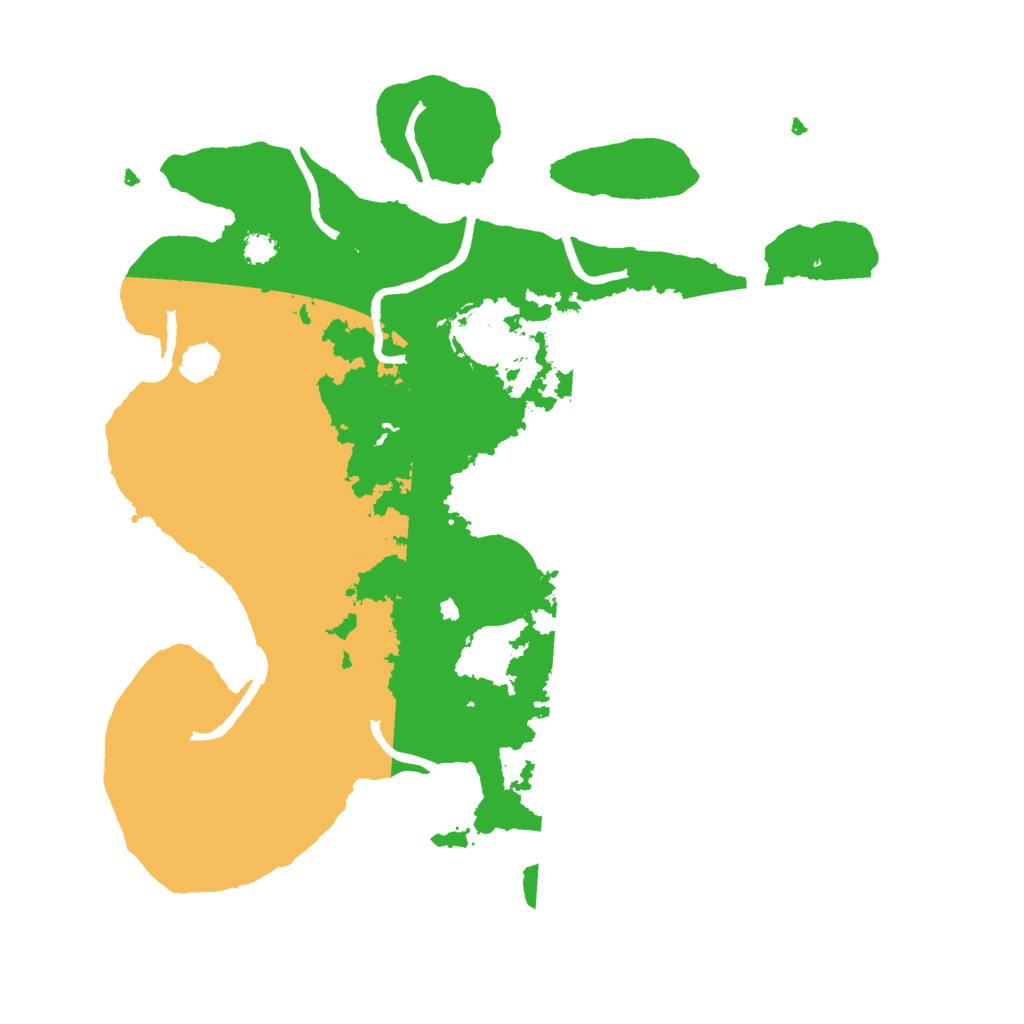 Biome Rust Map: Procedural Map, Size: 3000, Seed: 239825980