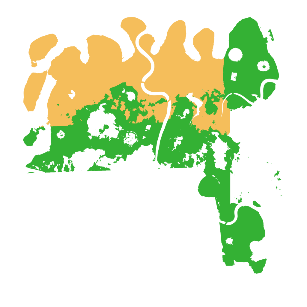 Biome Rust Map: Procedural Map, Size: 4000, Seed: 258344384