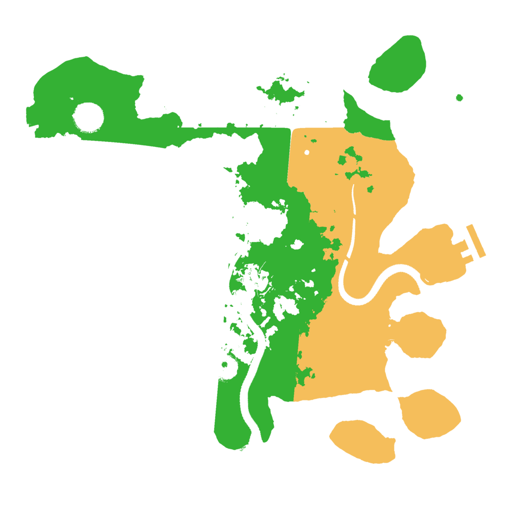 Biome Rust Map: Procedural Map, Size: 3000, Seed: 31