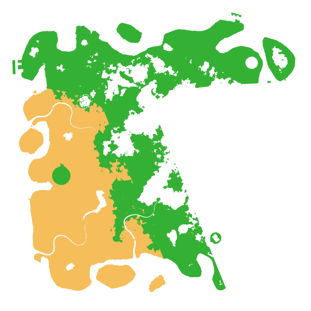 Biome Rust Map: Procedural Map, Size: 4500, Seed: 1620162429