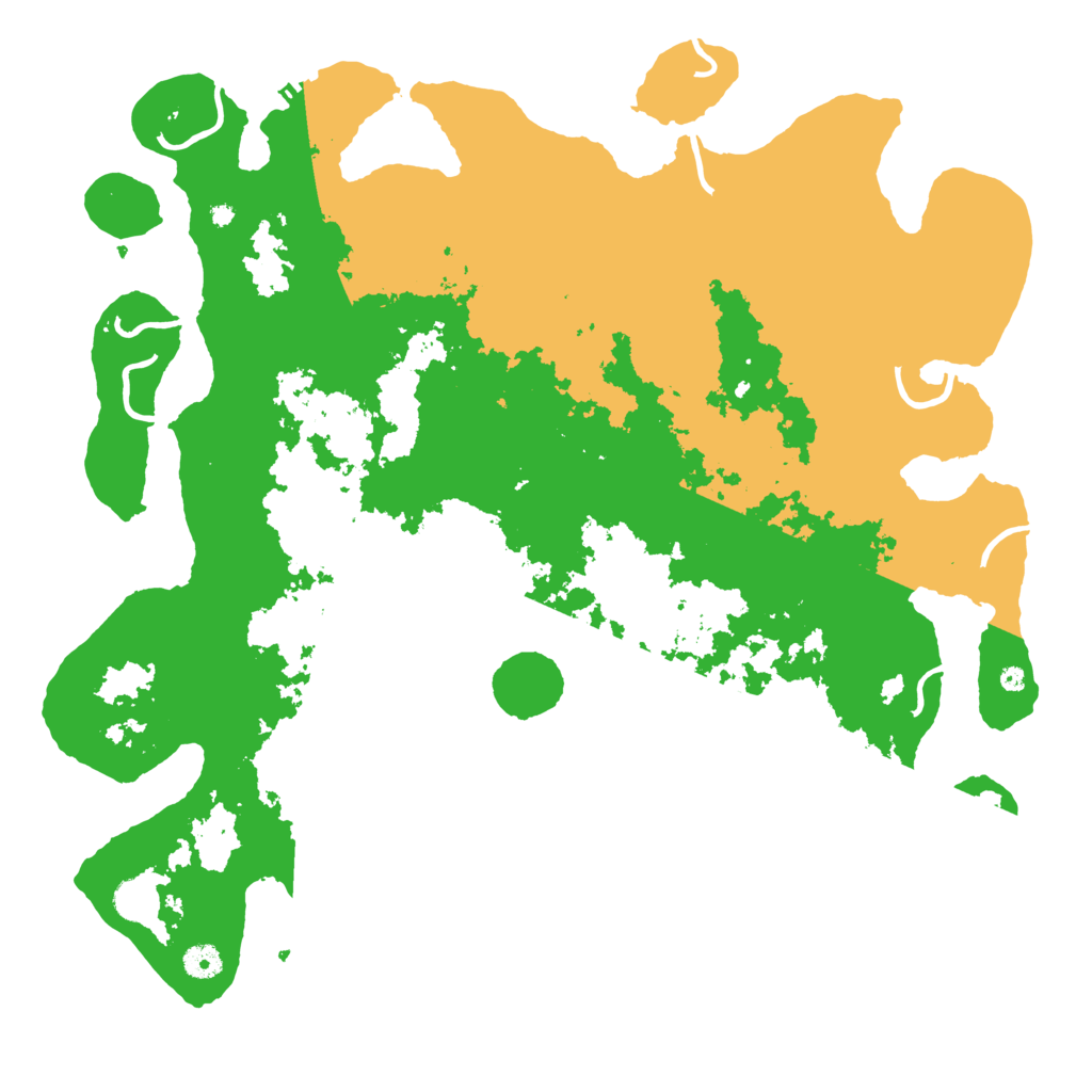 Biome Rust Map: Procedural Map, Size: 4500, Seed: 13056573