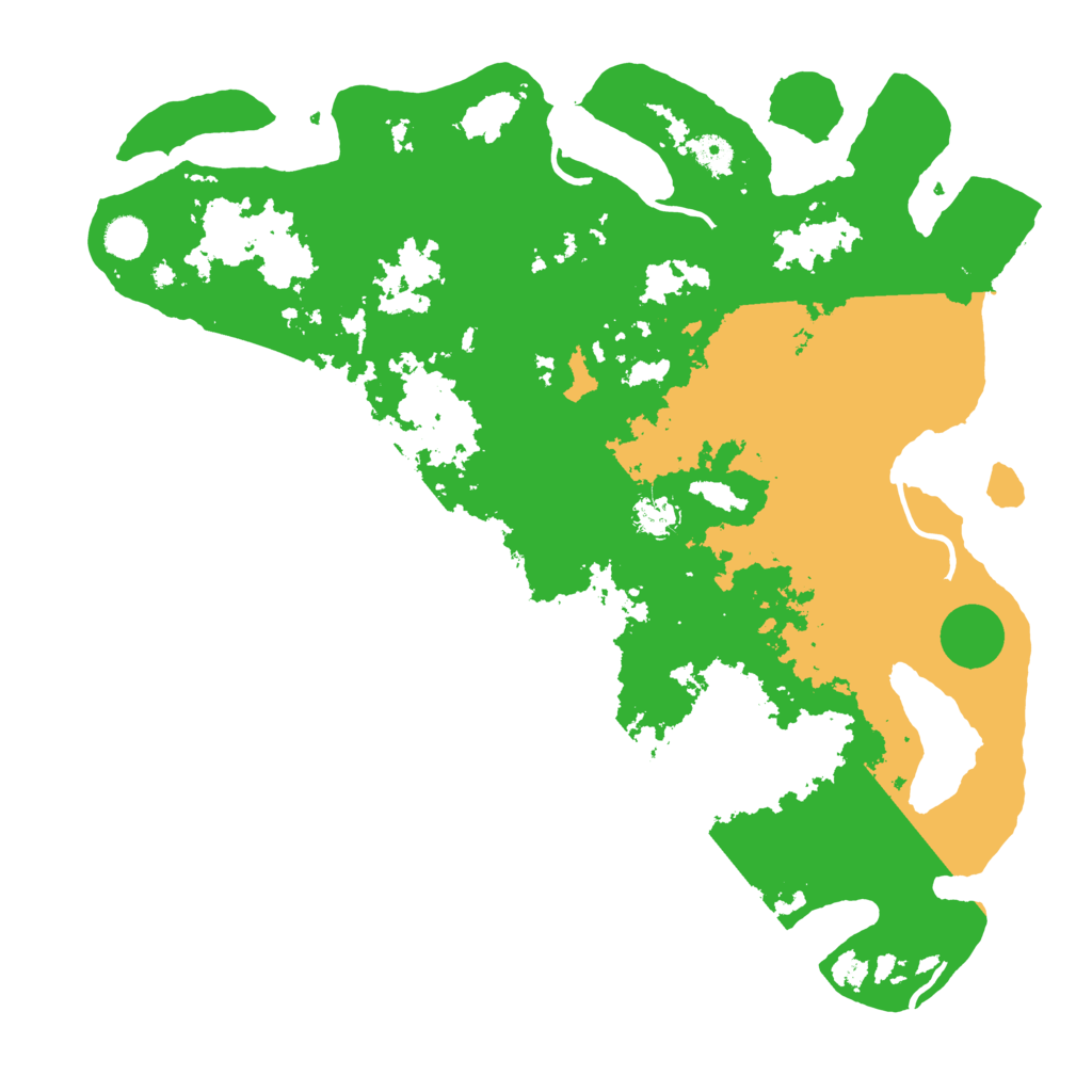 Biome Rust Map: Procedural Map, Size: 4500, Seed: 46934724
