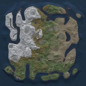 Thumbnail Rust Map: Procedural Map, Size: 4250, Seed: 376175632, 20 Monuments