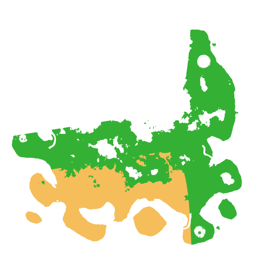 Biome Rust Map: Procedural Map, Size: 3500, Seed: 111951237