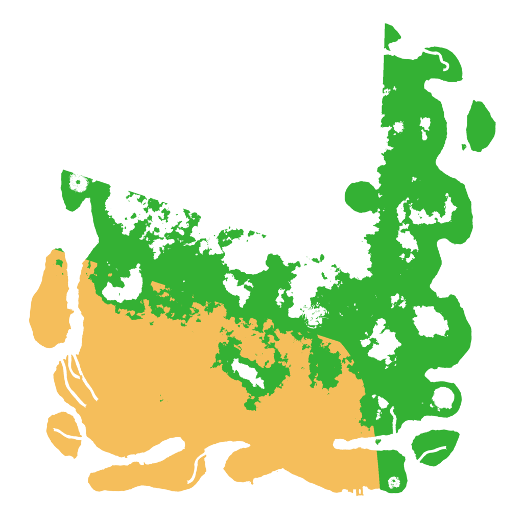 Biome Rust Map: Procedural Map, Size: 4500, Seed: 214