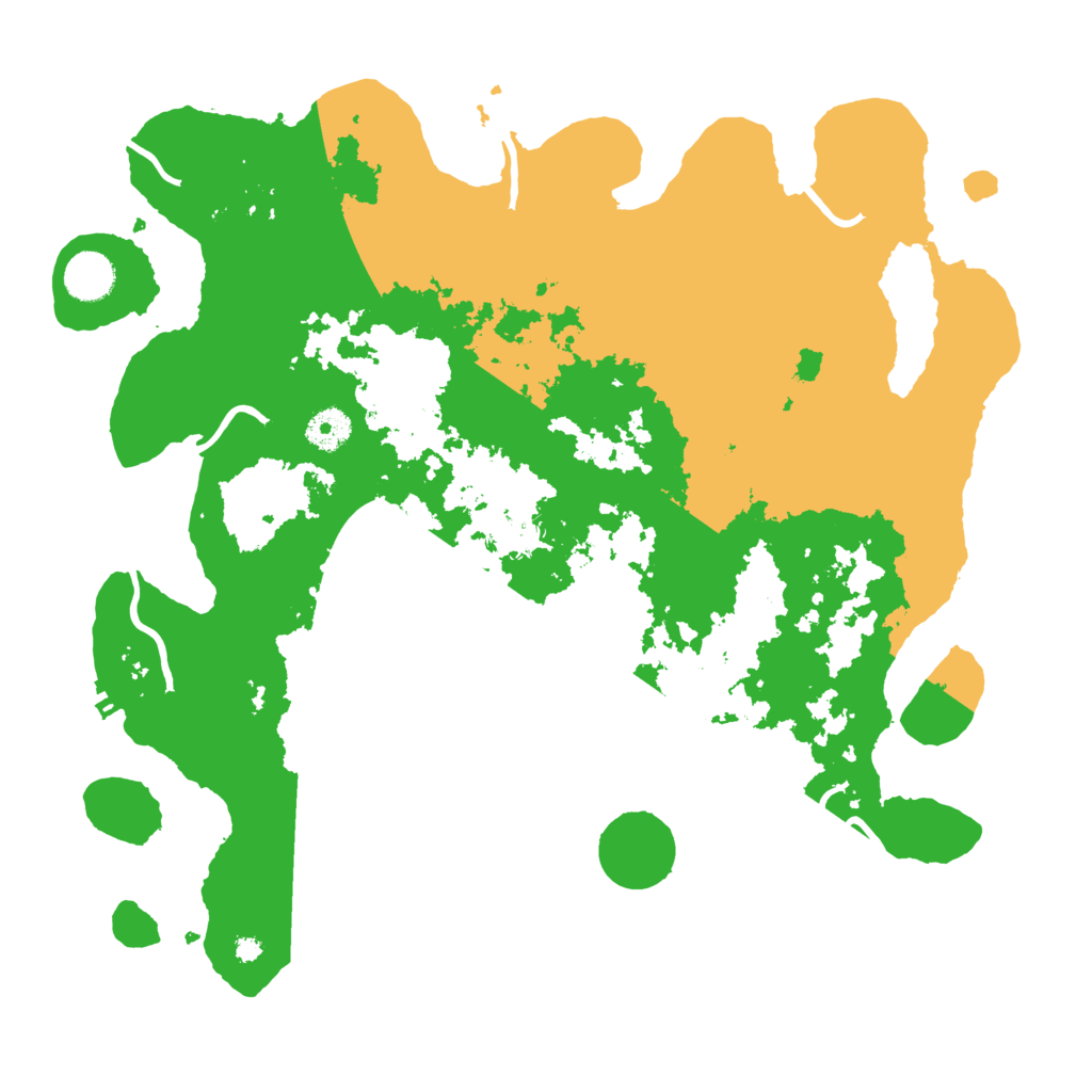 Biome Rust Map: Procedural Map, Size: 3850, Seed: 1033