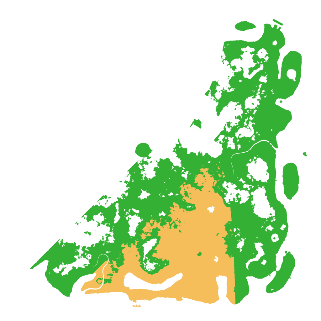 Biome Rust Map: Procedural Map, Size: 6000, Seed: 61432278