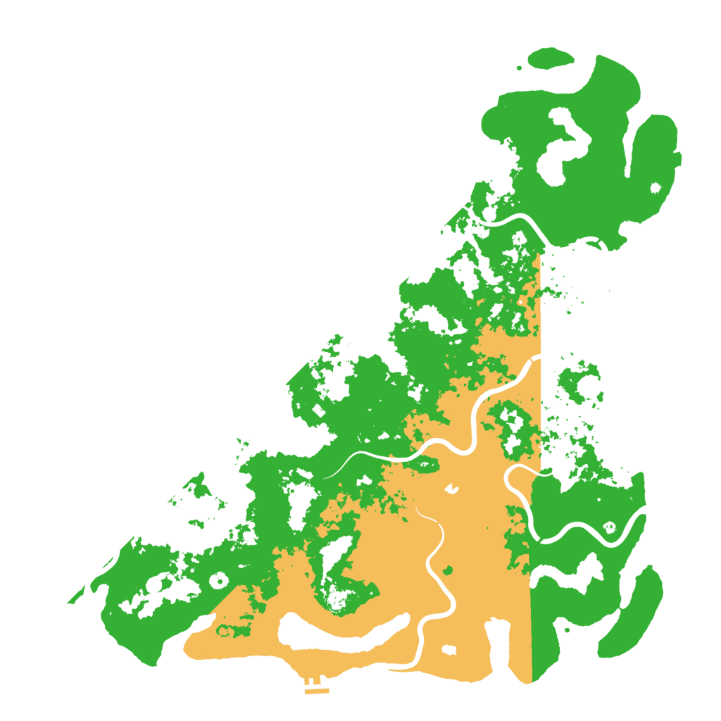 Biome Rust Map: Procedural Map, Size: 6000, Seed: 61432278