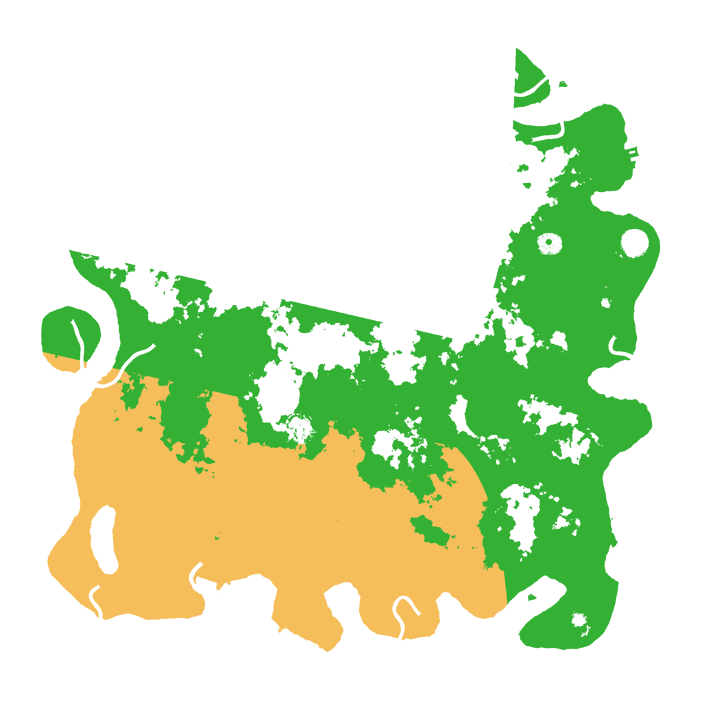 Biome Rust Map: Procedural Map, Size: 4500, Seed: 232176285