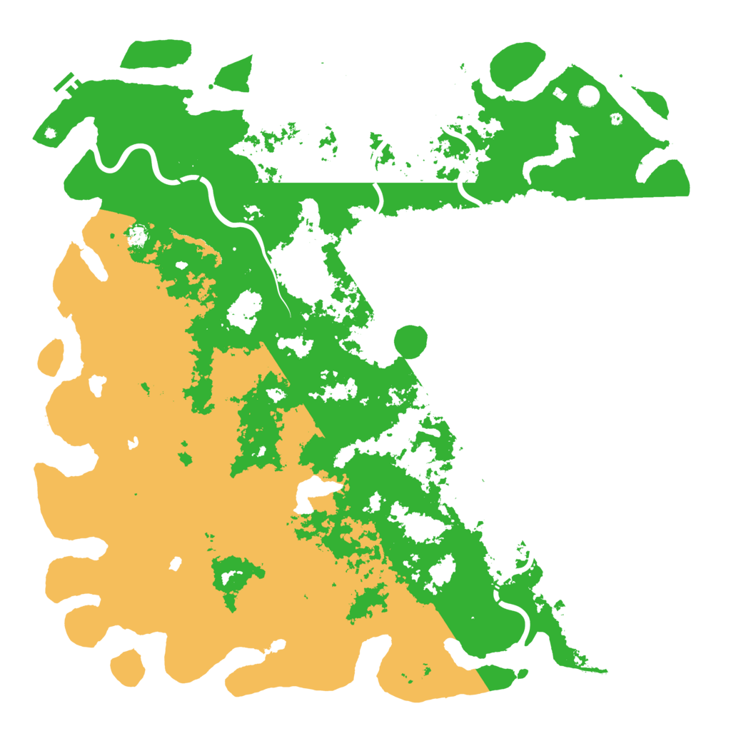 Biome Rust Map: Procedural Map, Size: 6000, Seed: 54389324