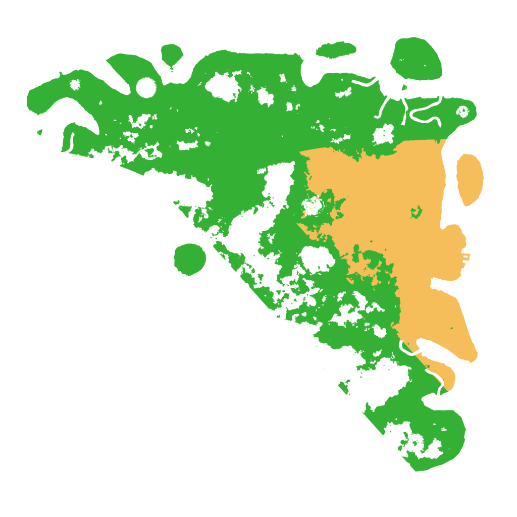 Biome Rust Map: Procedural Map, Size: 4500, Seed: 3449471