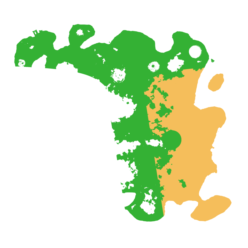 Biome Rust Map: Procedural Map, Size: 3500, Seed: 1534198663