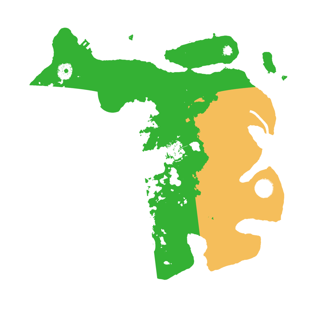 Biome Rust Map: Procedural Map, Size: 3000, Seed: 167427