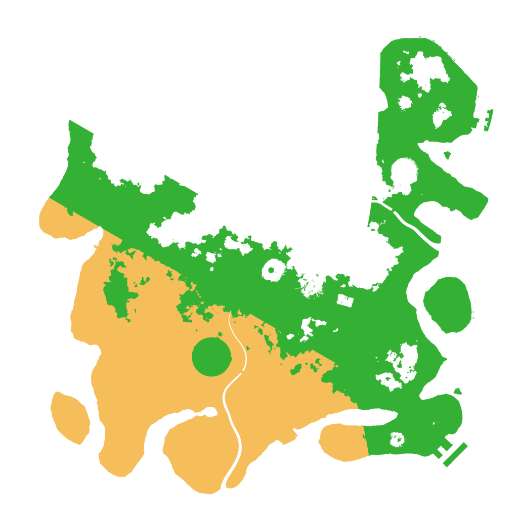 Biome Rust Map: Procedural Map, Size: 3500, Seed: 1477875562