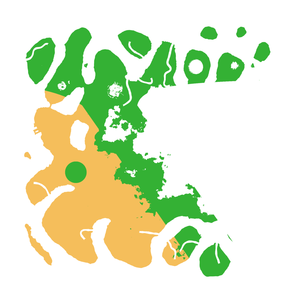 Biome Rust Map: Procedural Map, Size: 3700, Seed: 1304613812