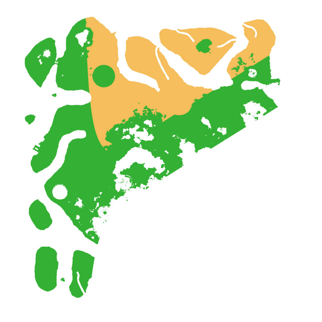 Biome Rust Map: Procedural Map, Size: 3800, Seed: 55534423