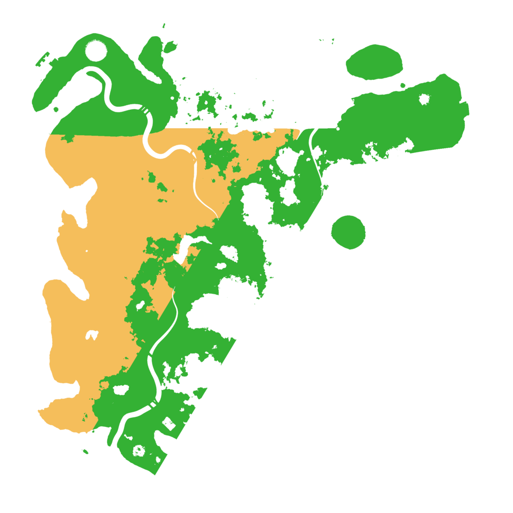 Biome Rust Map: Procedural Map, Size: 4250, Seed: 663041088