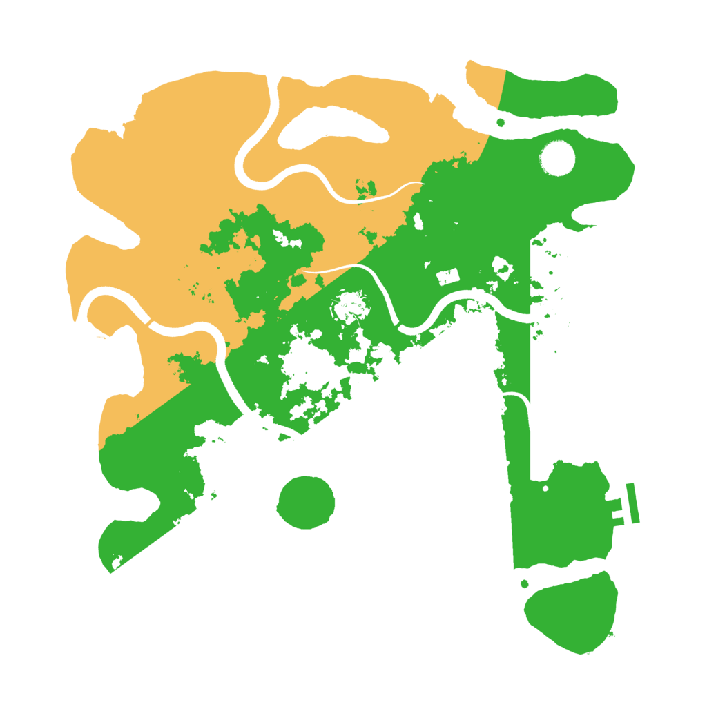 Biome Rust Map: Procedural Map, Size: 3550, Seed: 413085