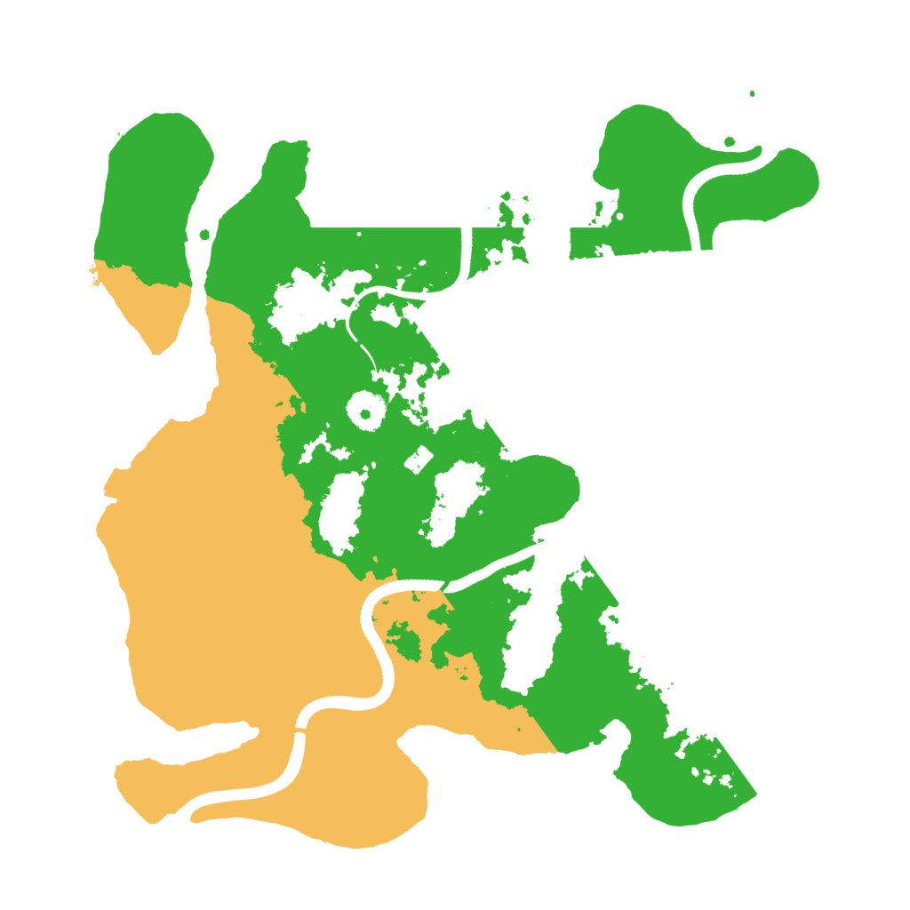 Biome Rust Map: Procedural Map, Size: 3550, Seed: 407742